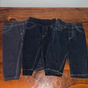 (3) Carter’s Jeans 12M